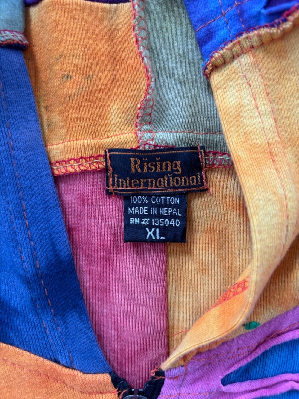 Rising international patchwork hooded jacket - Picture 3 of 3